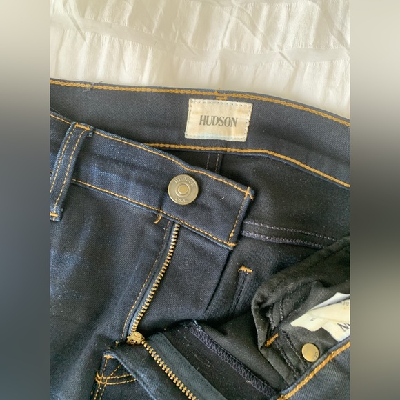 Dark Wash Hudson Skinny Jeans - Picture 3 of 4